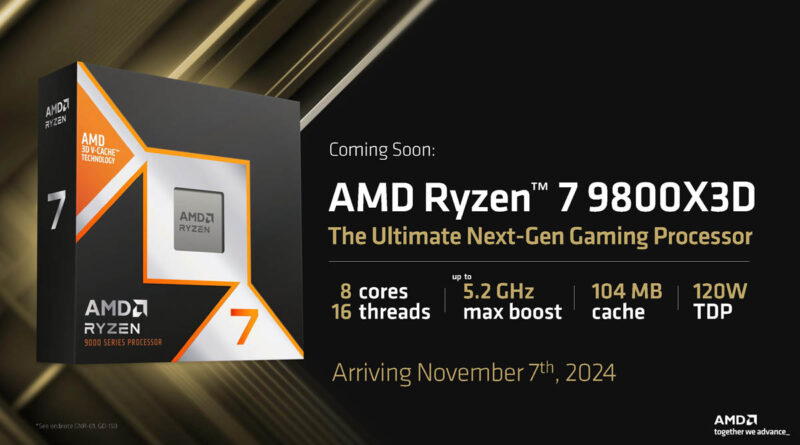 AMD Ryzen 7 9800X3D Summary