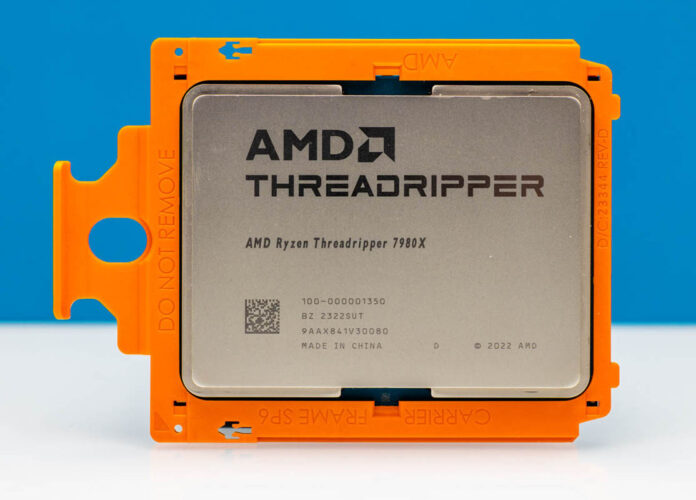 AMD Ryzen Threadripper 7980X Front 1