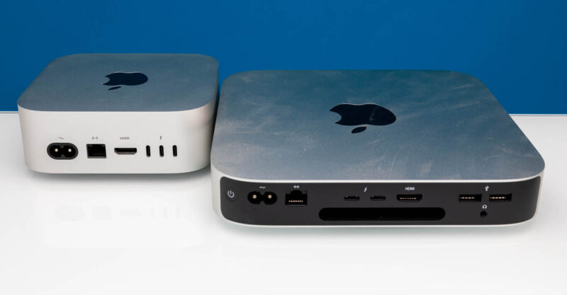 Apple Mac Mini M4 And M1 2