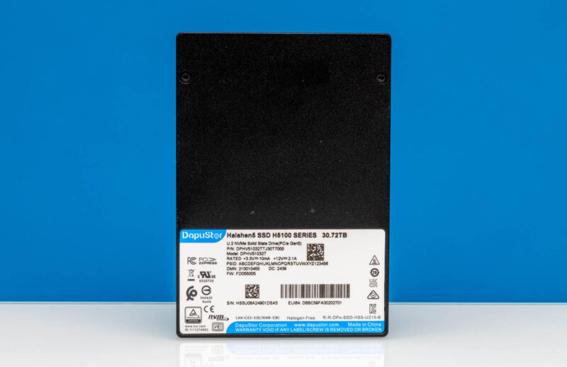 Dapustor Haishen5 SSD H5100 30.72TB Top