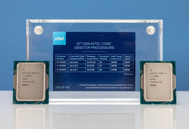 Intel Core I9 13900K And I5 13600K With Display 1