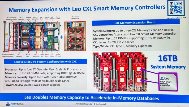 Lenovo ThinkSystem SR860 V3 CXL Astera Labs Memory Expansion 1 Large