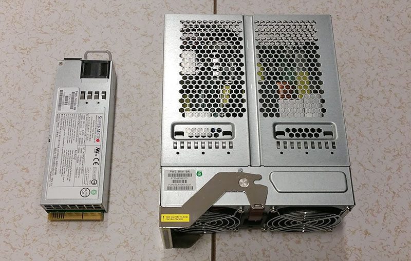 Supermicro SuperBlade 3000w PSU comparison