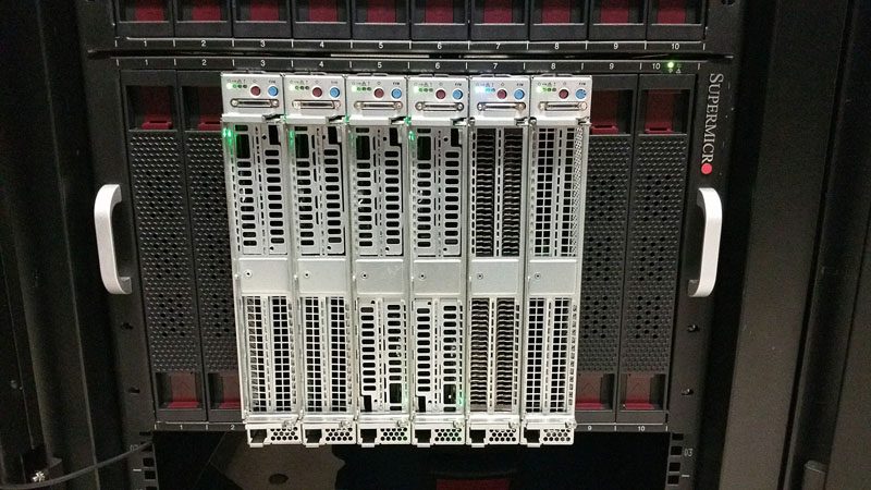 Supermicro SuperBlade GPU Six Nodes