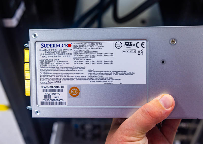 Supermicro SYS 821GE TNHR 3kW PSU 1