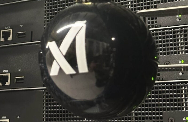 XAI NVIDIA GB200 NVL72 XAI Ball Reflection