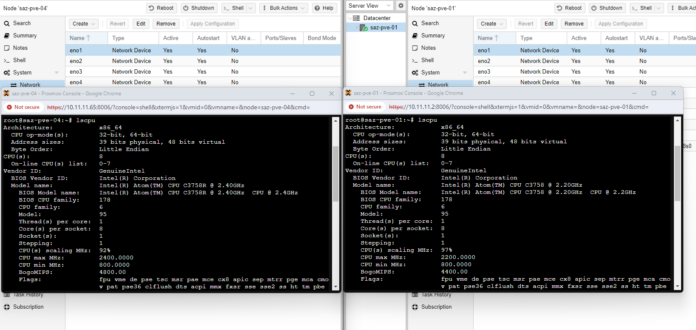 Qotom C3758R And C3758 Proxmox VE 8.1.3